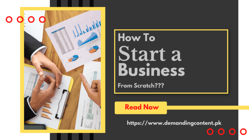How to start a business from scratch
