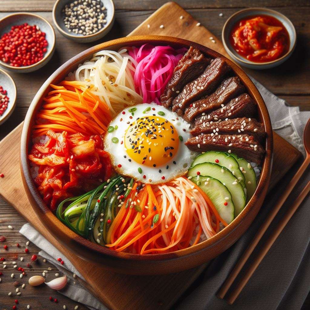 Korean Beef Bowl (Bibimbap)