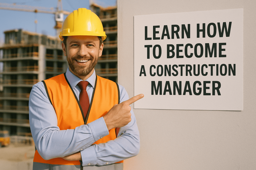 how to become a construction manager