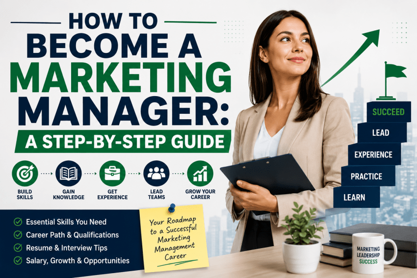 how to become a marketing manager guide